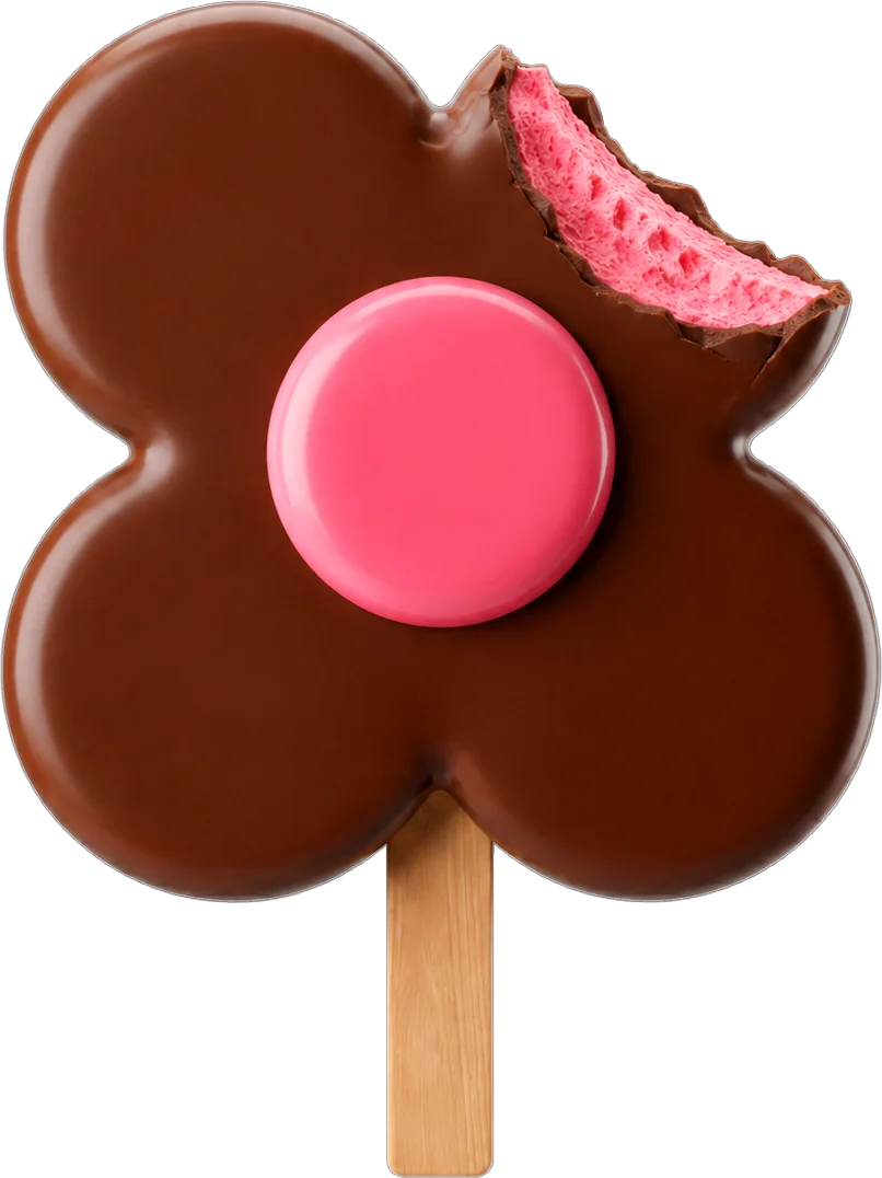 Bloom, glace en forme de fleur
