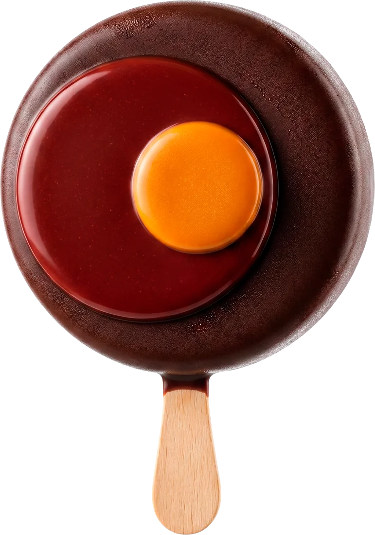 Popy!, glace ronde sur bâtonnet